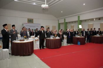 Suasana Khidmat pelantikan YPTI Raden Rahmat Malang
